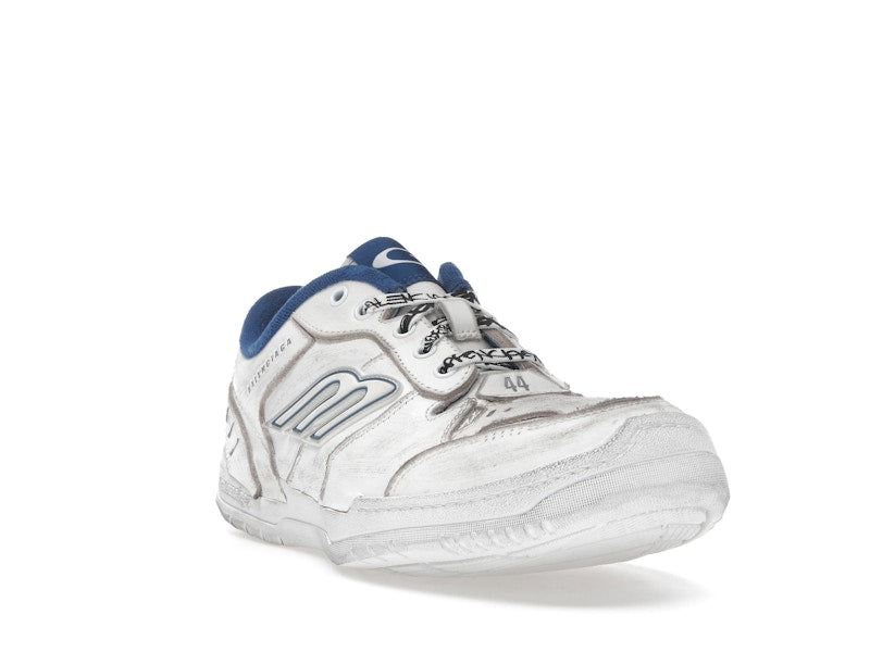 Balenciaga Hamptons Worn-Out White Dark Blue
