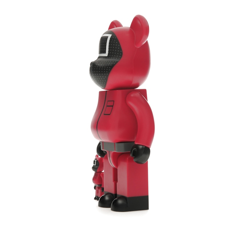 Bearbrick x Squid Game Guard (Square) 100% & 400% Set