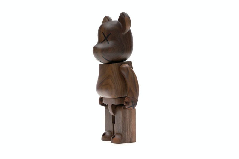 Bearbrick WORLD WIDE TOUR KAWS (Karimoku Wood) 400% Wood