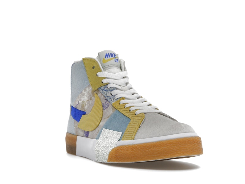 Nike SB Zoom Blazer Mid Premium Floral Paisley Boarder Blue