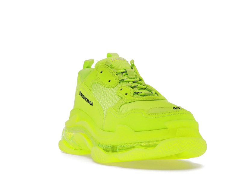 Balenciaga Triple S Clear Sole Fluo Yellow