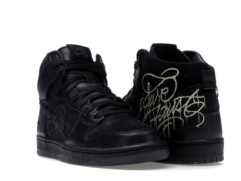 Nike SB Dunk High FAUST Black Gold