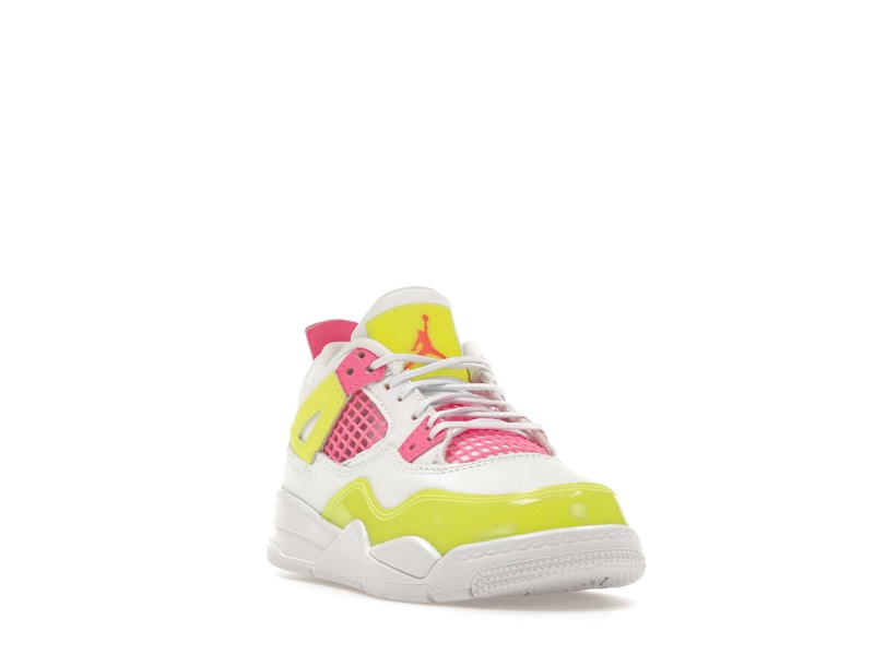 Jordan 4 Retro White Lemon Pink (PS)