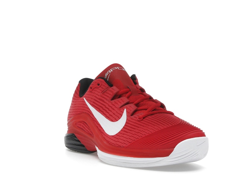 Nike Court Air Zoom Vapor 12 HC University Red Black Gym Red White