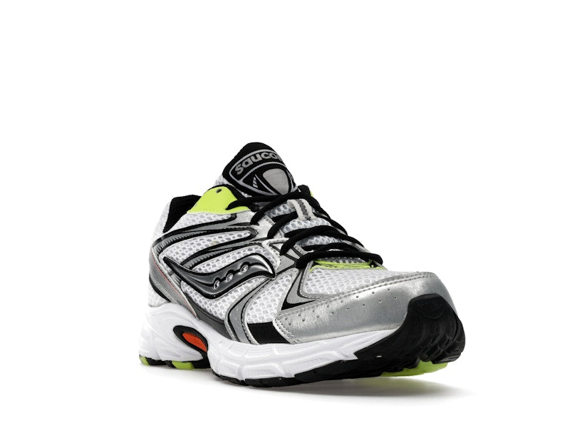 Saucony Grid Ride Millennium White Silver Lime Orange