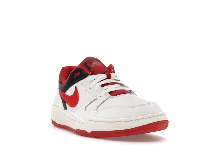 Nike Full Force Low White Red Black