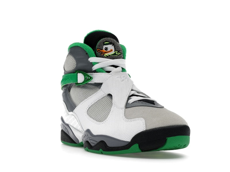 Jordan 8 Retro University of Oregon PE Pure Platinum
