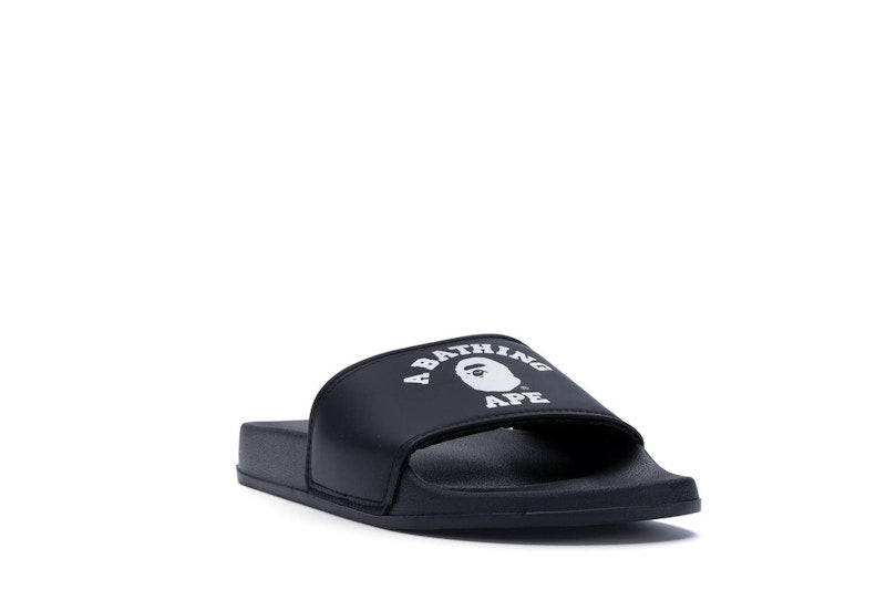 BAPE College Slide Sandals Black
