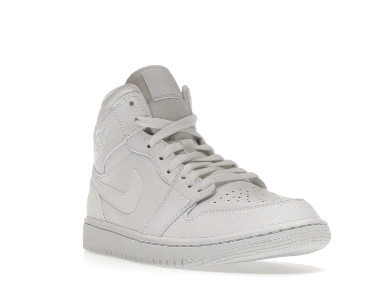 Jordan 1 Mid Triple White 2.0 (2020)
