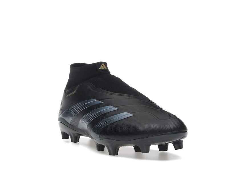 adidas Predator League Laceless FG Core Black Carbon Gold Metallic