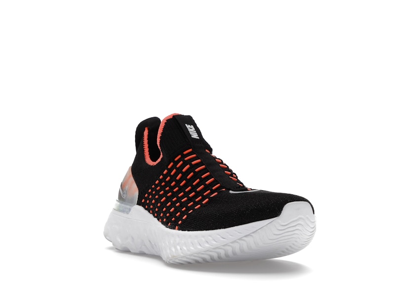 Nike React Phantom Run Flyknit Premium Black Bright Mango (Women's)