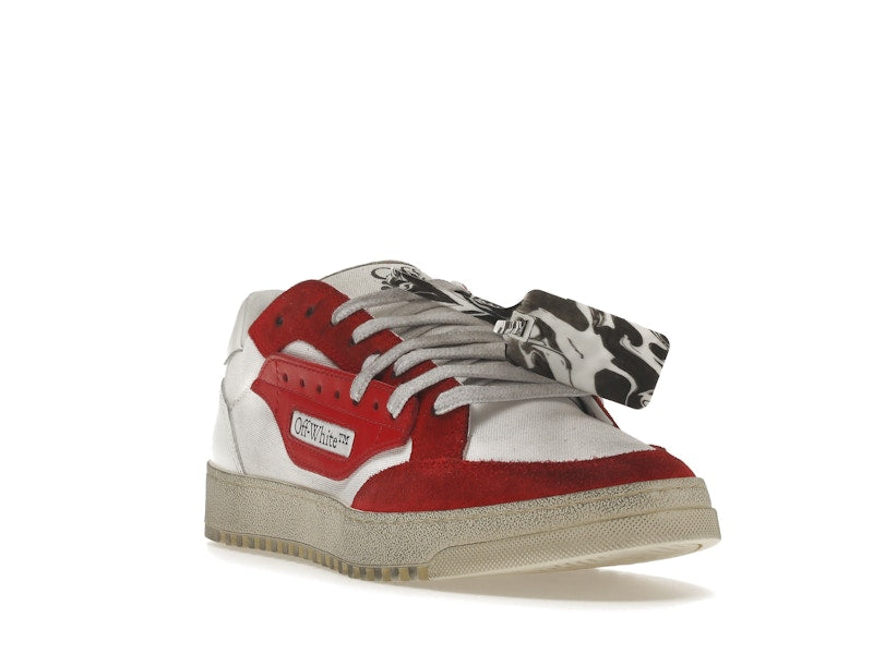 OFF-WHITE Vulcanized 5.0 Low Top White Red