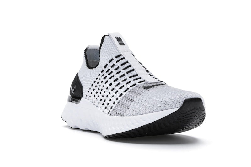 Nike React Phantom Run Flyknit 2 White Black