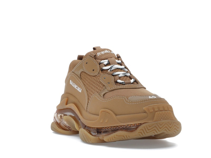 Balenciaga Triple S Clear Sole Light Camel (Women's)