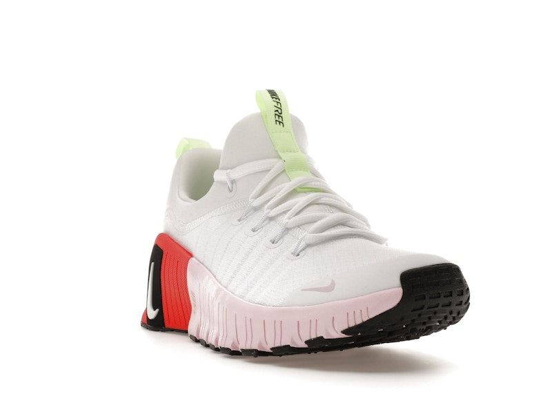 Nike Free Metcon 6 White Barely Volt Bright Crimson Pink Foam (Women's)