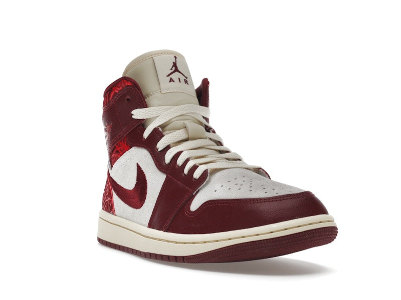 Jordan 1 Mid SE Tiki Leaf Team Red (Women's)