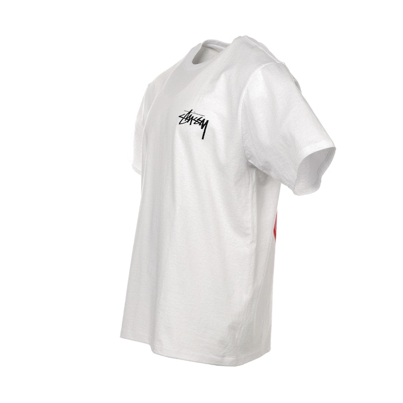 Stussy Fuzzy Dice Tee White