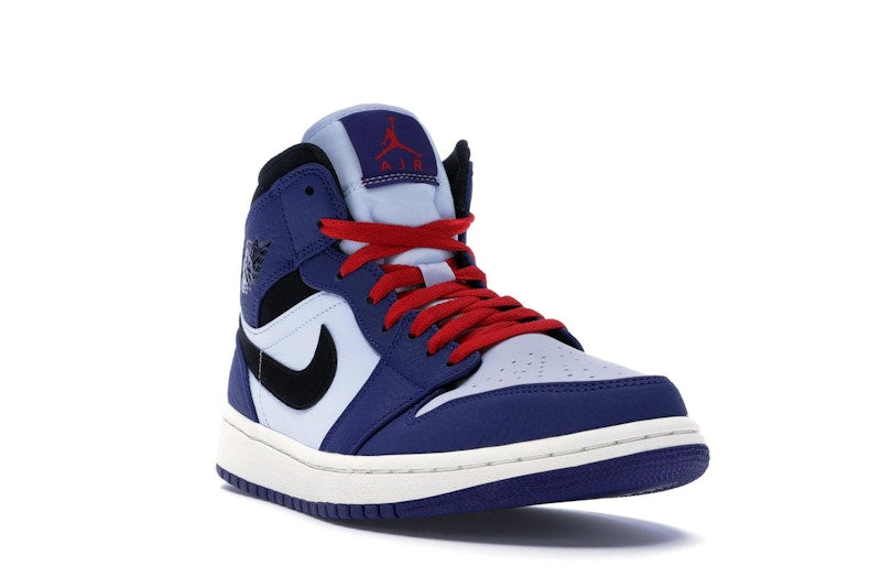 Jordan 1 Mid Deep Royal Blue Black