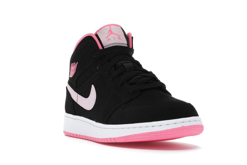 Jordan 1 Mid Black Digital Pink (GS)