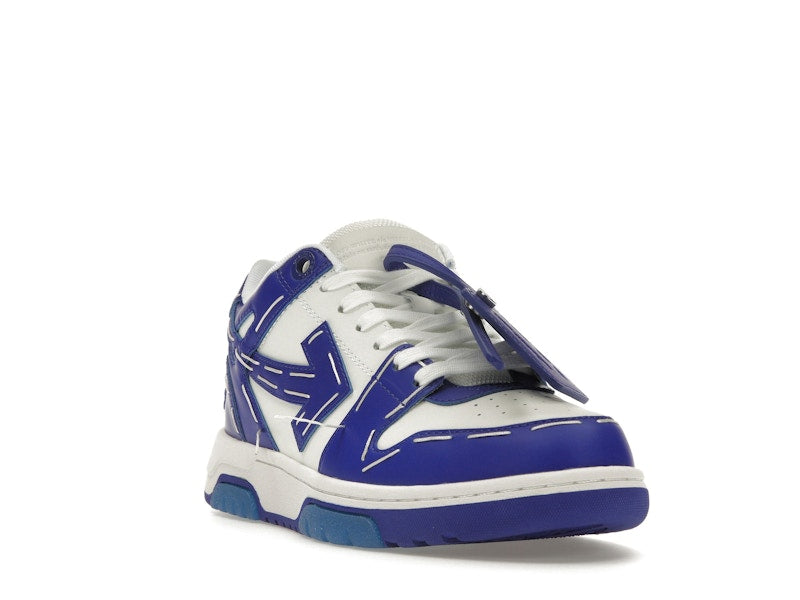 OFF-WHITE Out Of Office Sartorial Stitching White Dark Blue (Women's)