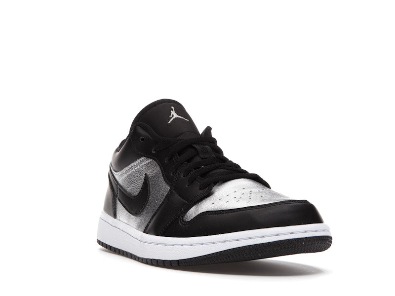 Jordan 1 Low SE Black Metallic Silver (Women's)