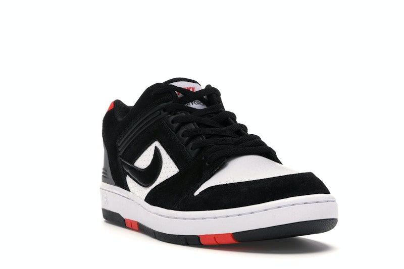 Nike SB Air Force 2 Low Black White Habanero Red
