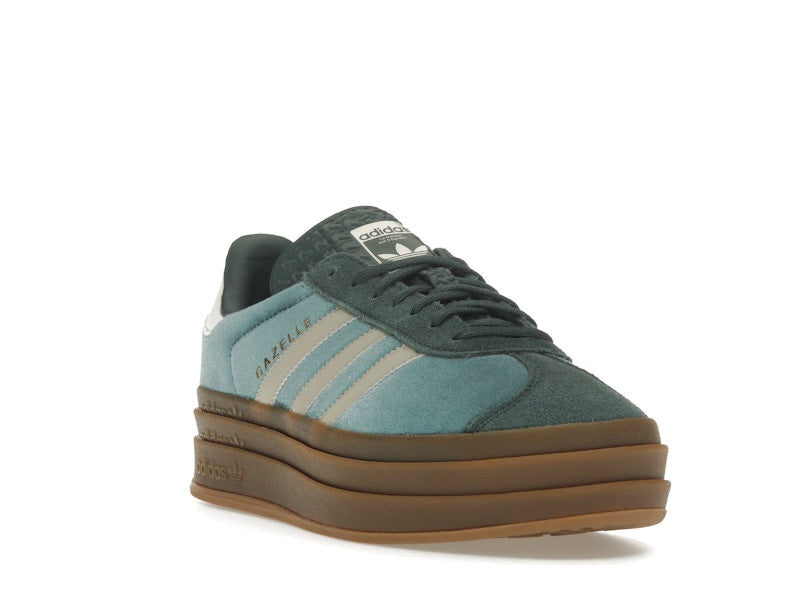 adidas Gazelle Bold Mineral Green Velvet (Women's)