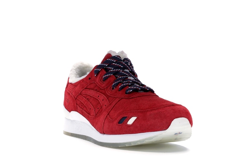 ASICS Gel-Lyte III Kith x Moncler Red