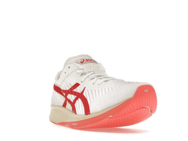 ASICS Metaracer White Sunrise Red