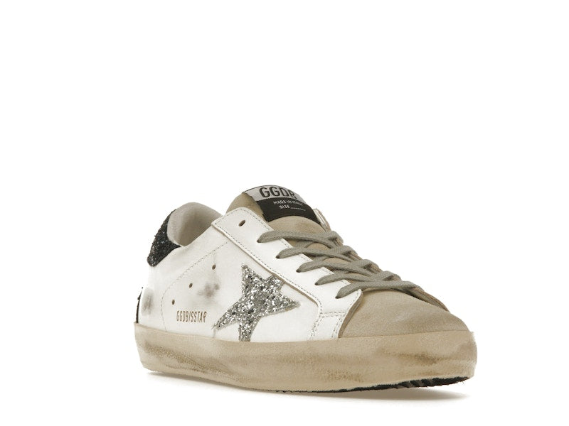 Golden Goose Super-Star White Blue Glitter (Women's)
