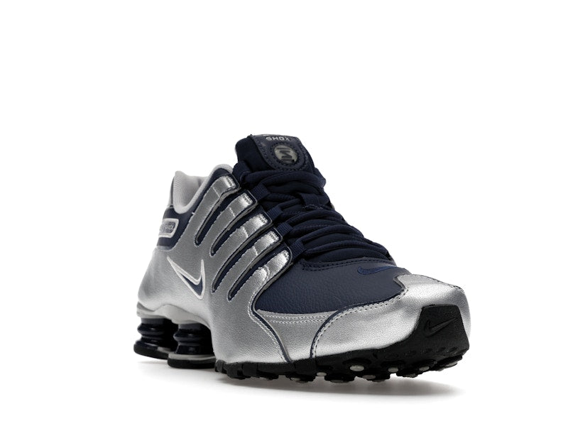 Nike Shox NZ Midnight Navy Metallic Silver
