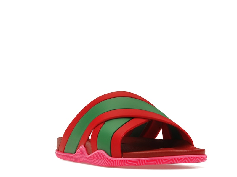 Gucci Web Slide Pink Rubber (Women's)
