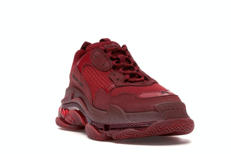 Balenciaga Triple S Burgundy Red
