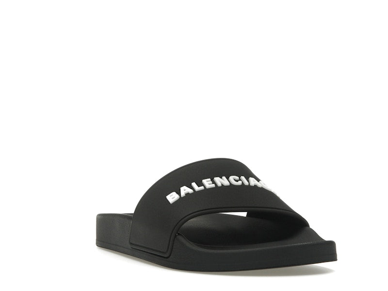 Balenciaga Pool Slide Black White (Women's)