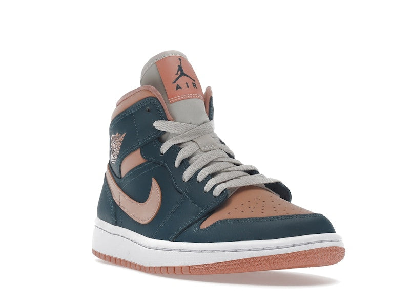 Jordan 1 Mid Dark Teal Green (Women's)
