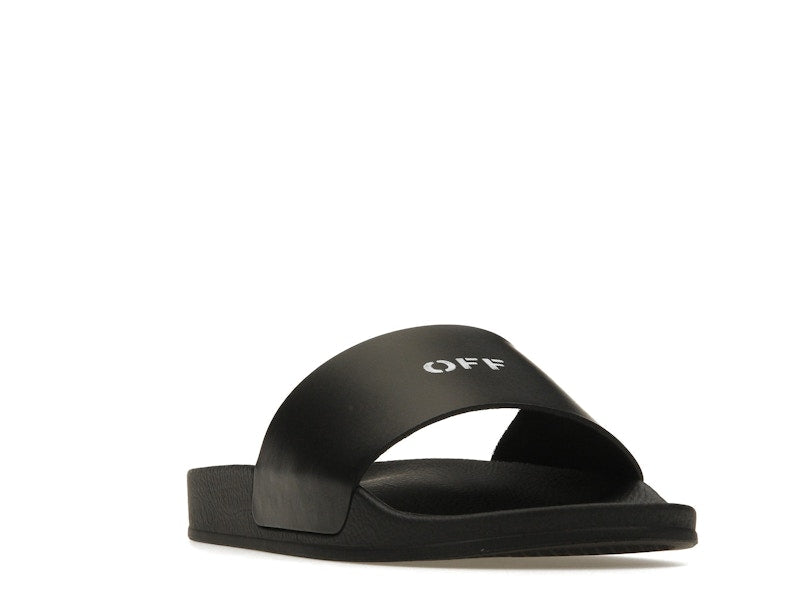 OFF-WHITE Pool Slides Black White (Women's) (SS22)