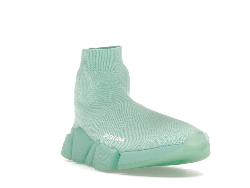 Balenciaga Speed 2.0 Recycled Transparent Sole Green