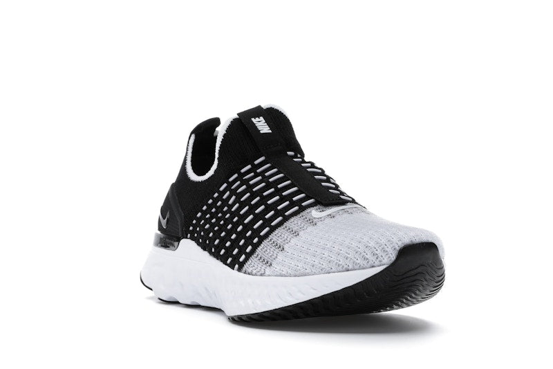 Nike React Phantom Run Flyknit 2 Black White (Women's)