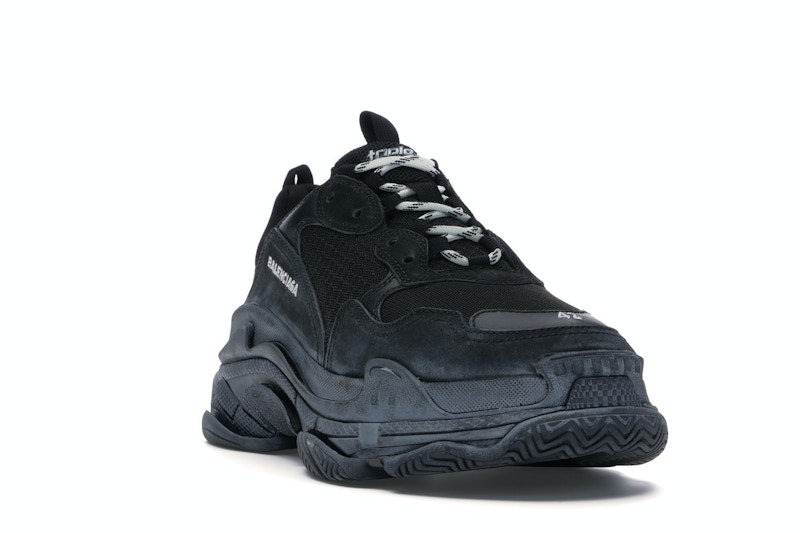 Balenciaga Triple S Triple Black (2018 Reissue) (Pre-Distressed)