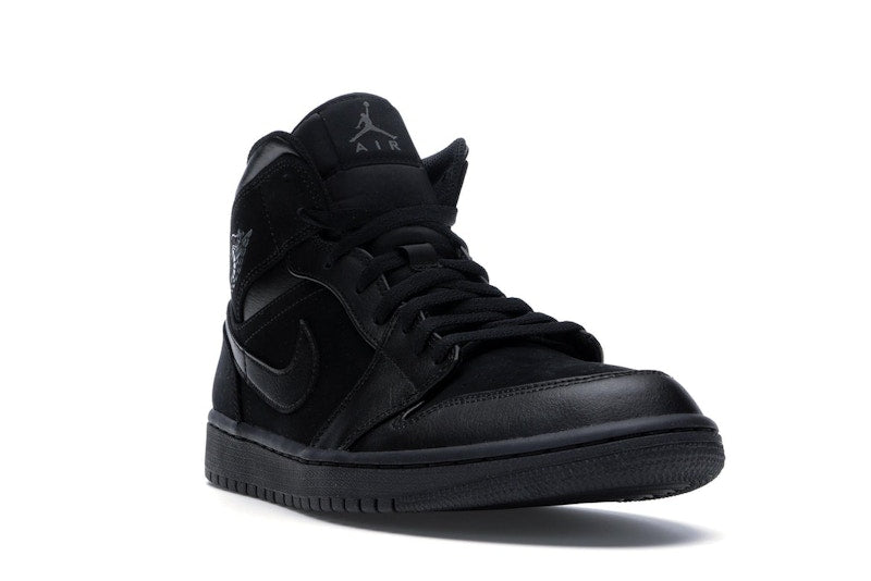 Jordan 1 Mid Triple Black (2018)