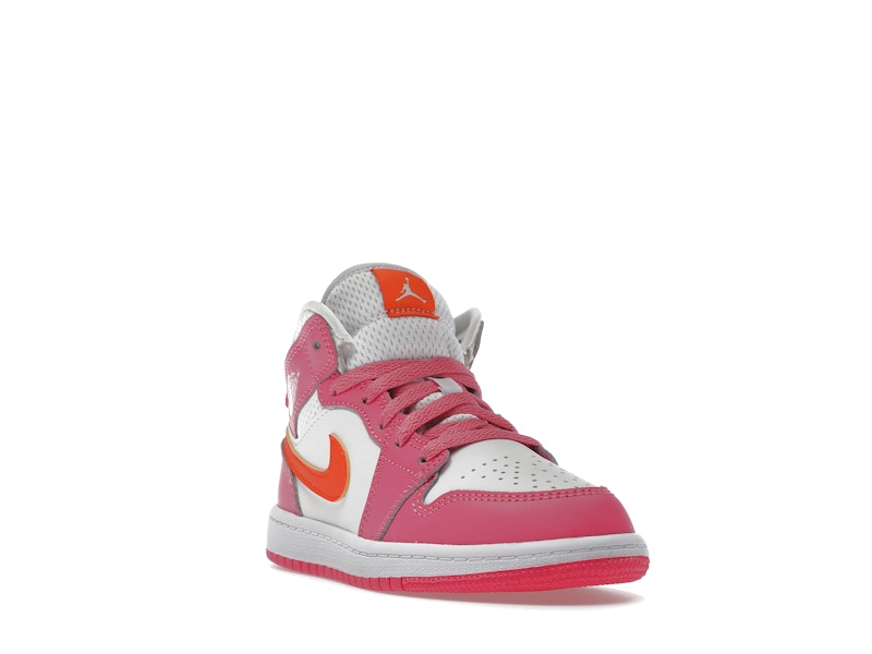Jordan 1 Mid Pinksicle Safety Orange (PS)
