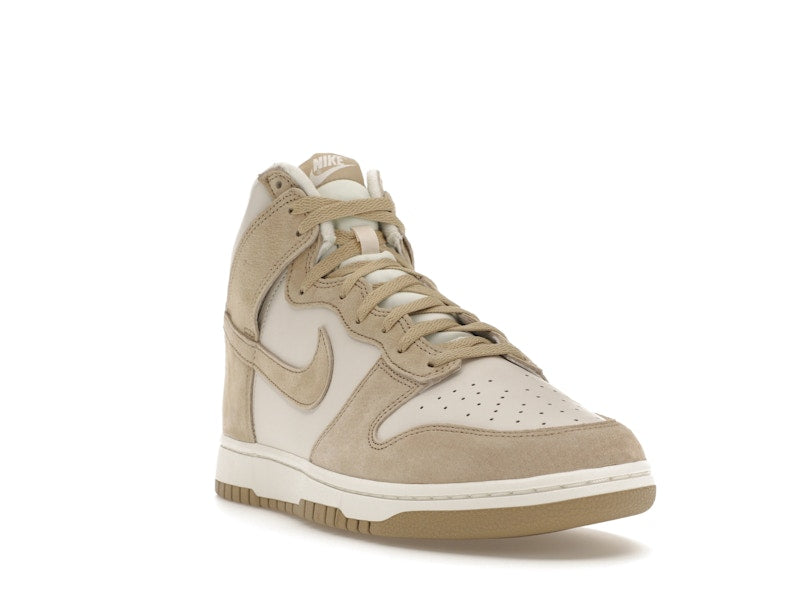 Nike Dunk High Tan Suede White