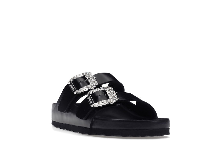 Birkenstock Arizona Manolo Blahnik Black
