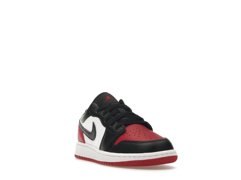 Jordan 1 Low Bred Toe 2.0 (GS)