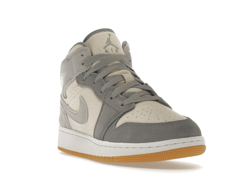 Jordan 1 Mid SE Coconut Milk Particle Grey (GS)