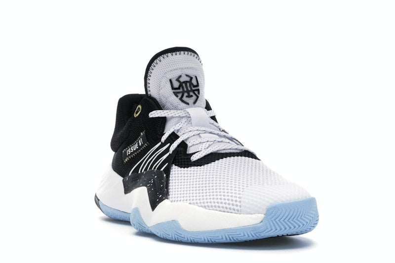 adidas D.O.N. Issue #1 White Black Gold Metallic