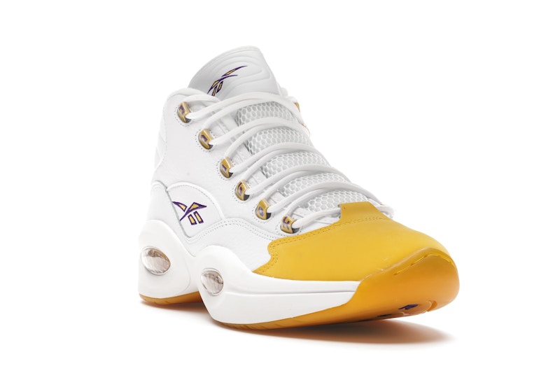 Reebok Question Mid Yellow Toe