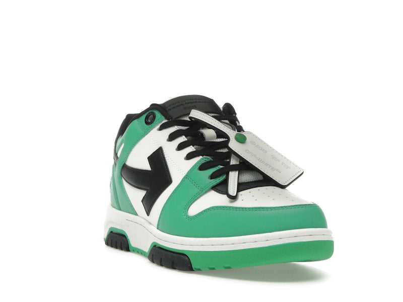 OFF-WHITE Out Of Office "OOO" Low Tops Green Black