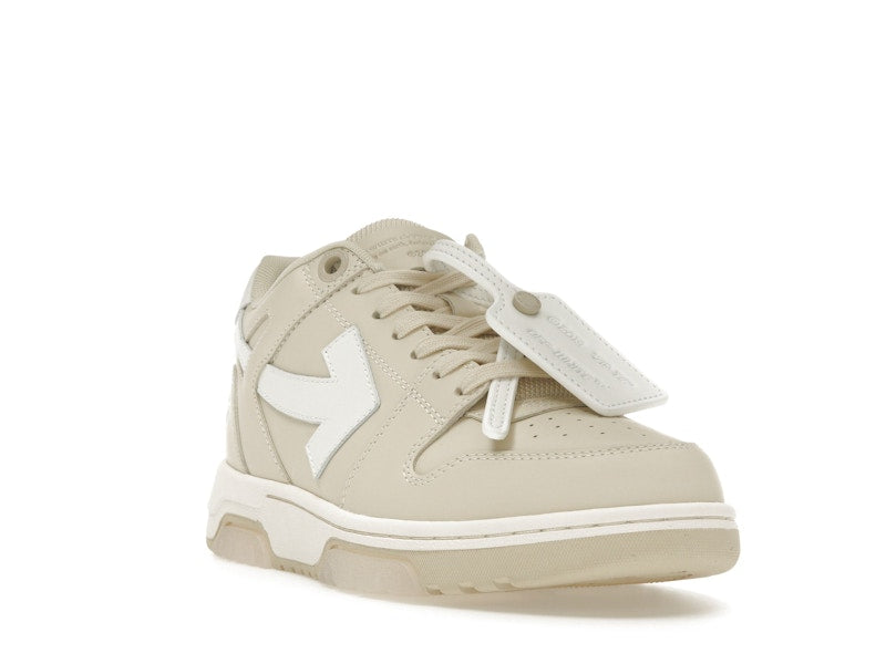 OFF-WHITE Out Of Office OOO Low Tops Angora White
