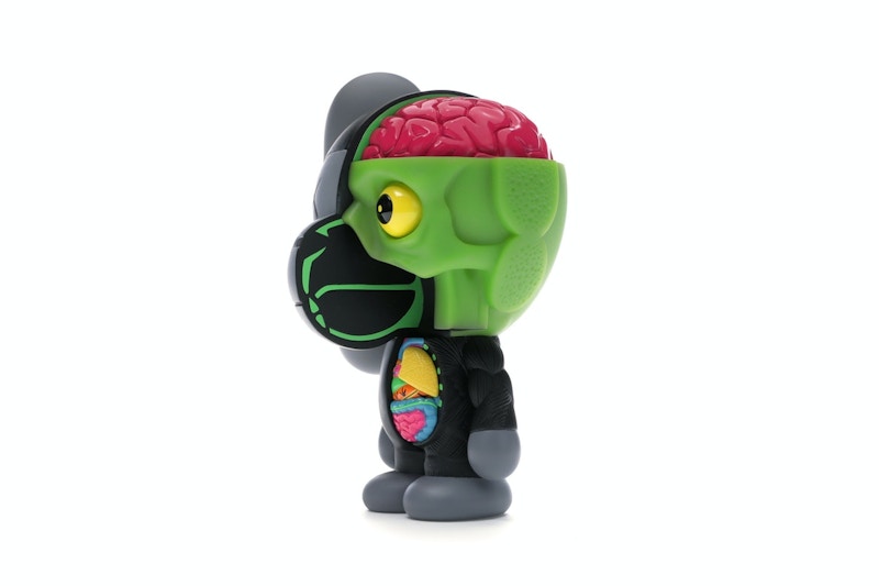 KAWS Bape Dissected Baby Milo Vinyl Figure Black